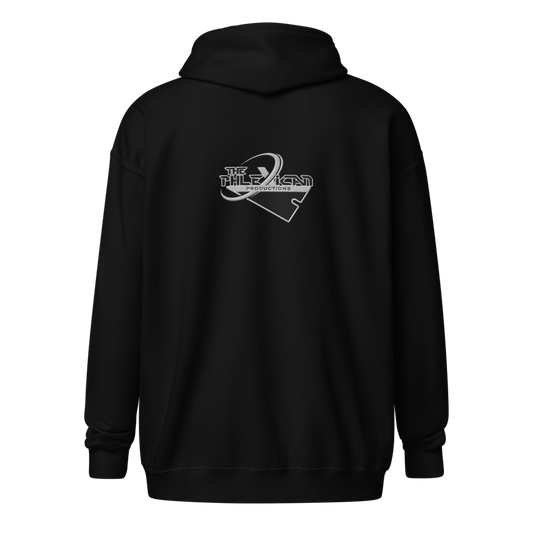 ThePhlexican Productions - Black Unisex Heavy Blend Zip Hoodie